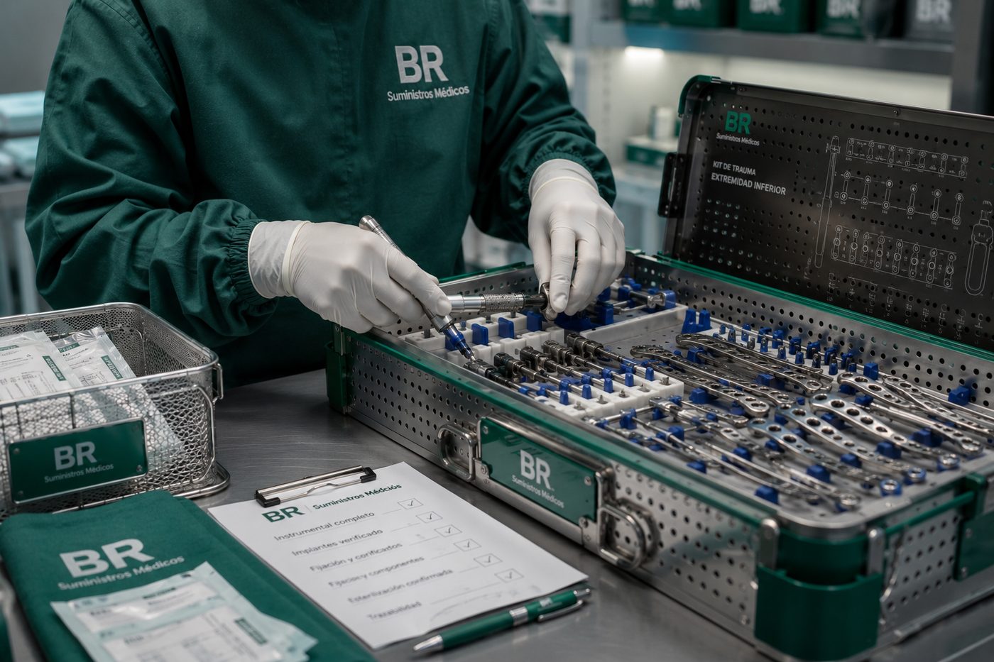 Verificación de instrumental y trazabilidad — BR Suministros Médicos